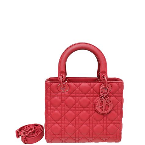 lady dior matte red